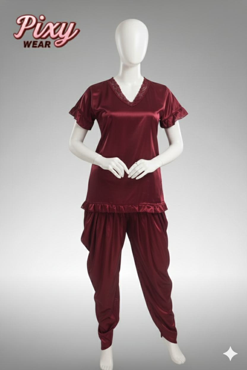 patyala style nighty women patyala night suit ladies nightwear free size patiala salwar nighty comfortable nightwear for women pixy wear nighty loose fit night suit women pakistani nightwear online