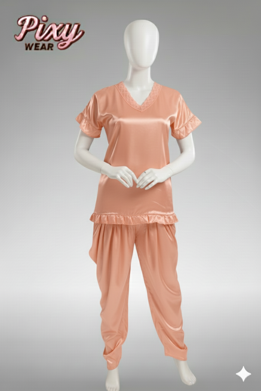 patyala style nighty women patyala night suit ladies nightwear free size patiala salwar nighty comfortable nightwear for women pixy wear nighty loose fit night suit women pakistani nightwear online